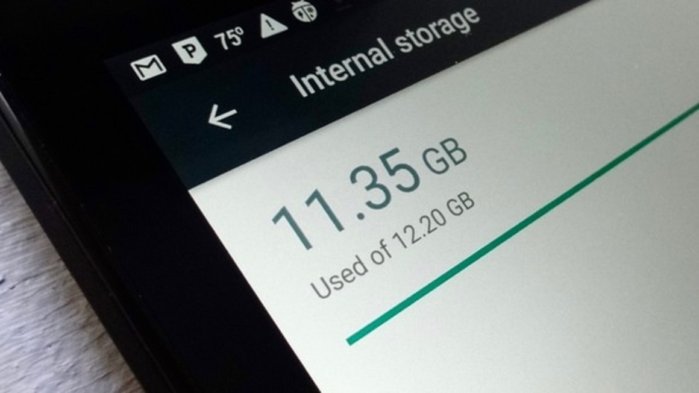 How much storage on android for purchased music downloads free